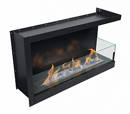 Угловой встраиваемый Биокамин Lux Fire 900, угловой Lux Fire 900, угловой